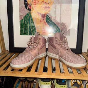 Nike Air Pink High-Top Sneakers